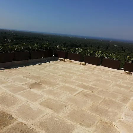 וילה Eremo Di San Giusto - Trullo Vista Mare אוסטוני