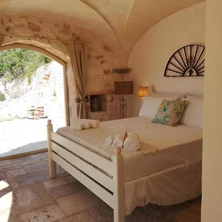 וילה Eremo Di San Giusto - Trullo Vista Mare אוסטוני